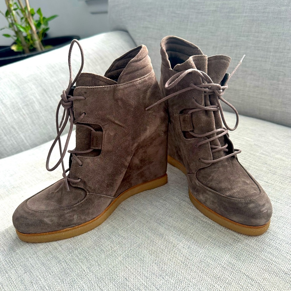 Stuart Weitzman platform booties
